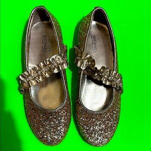 MICHAEL Michael Kors Gold Dress Shoes with Glitter